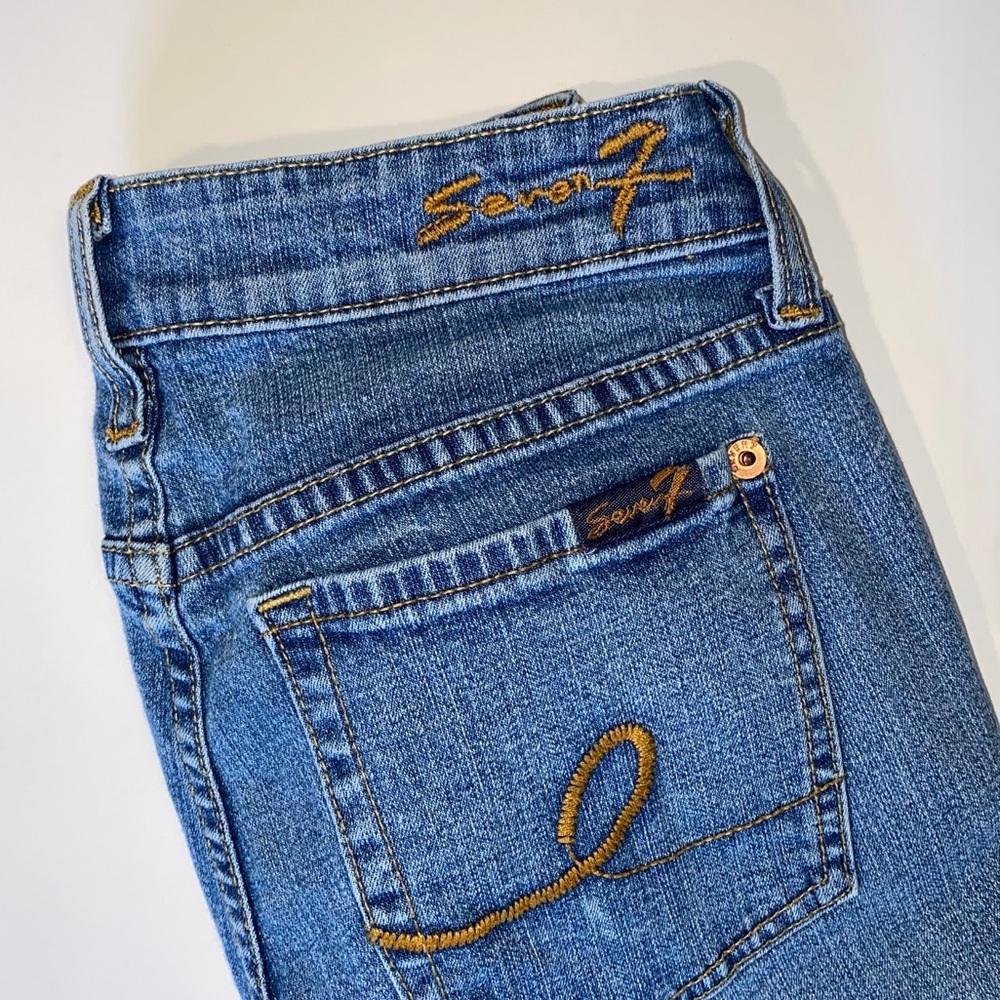 Seven7 Super Low Stretch Straight Leg Jeans